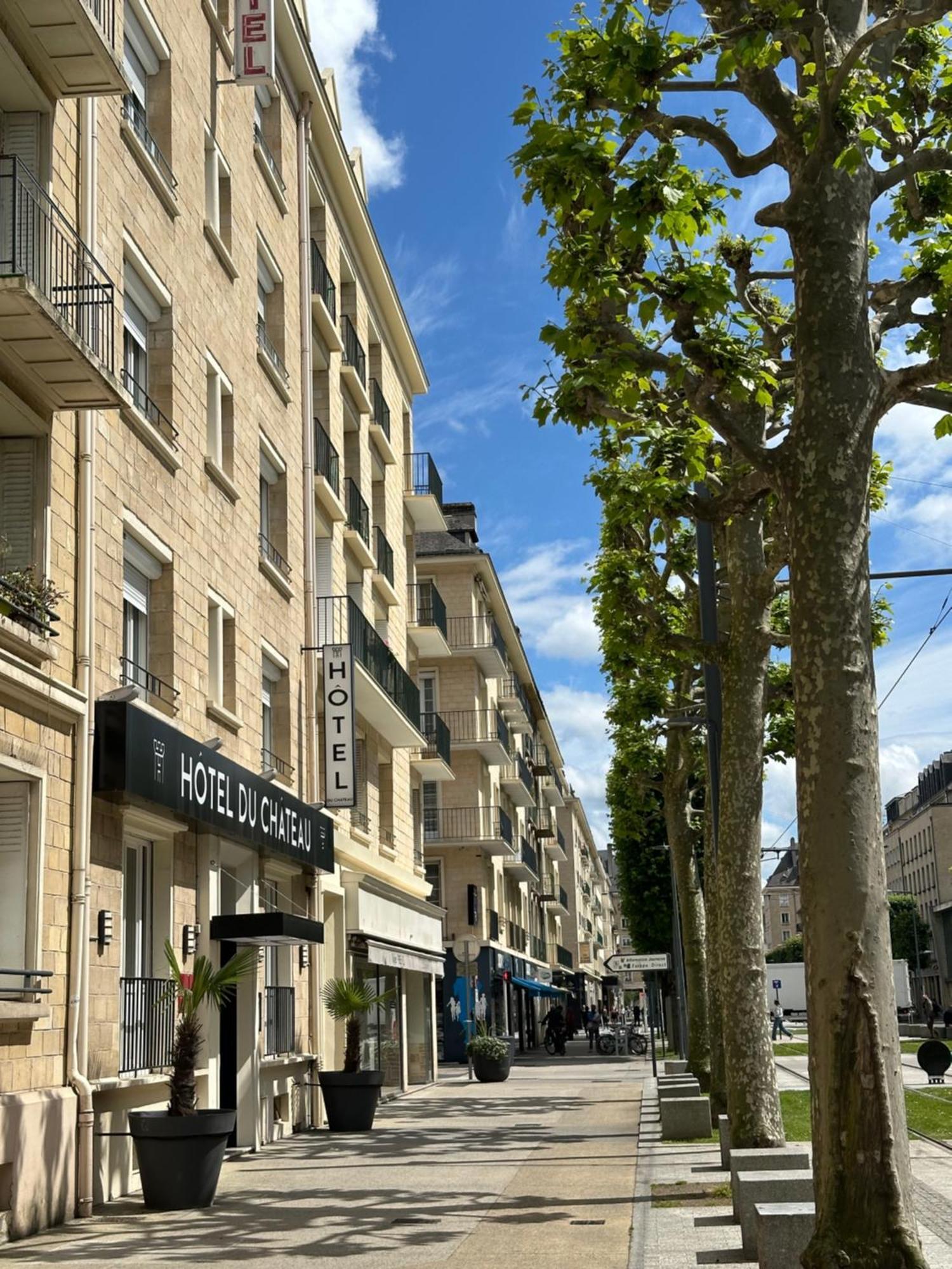 Hotel Du Chateau Caen Exterior foto